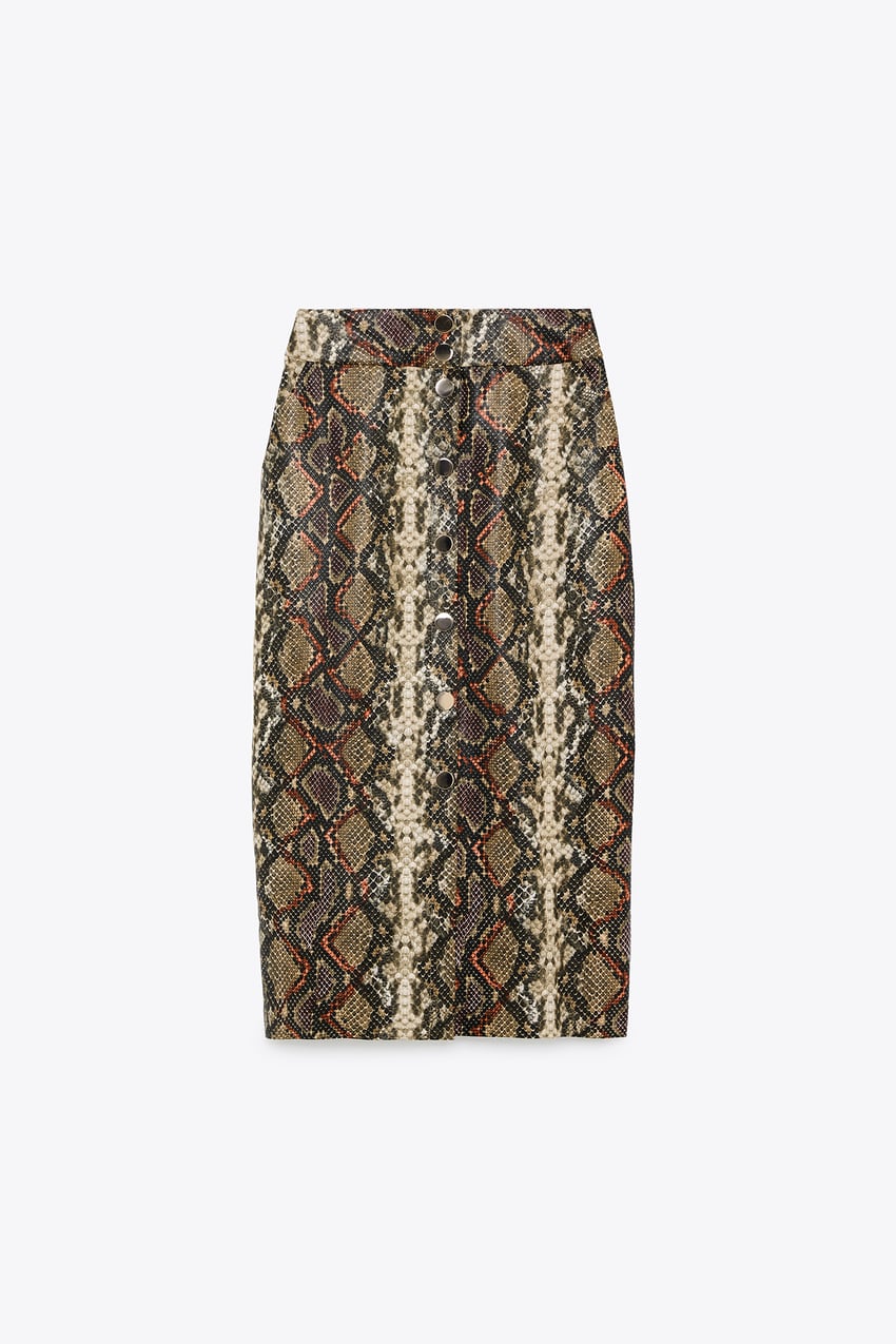 Jupe imprimé on sale serpent zara